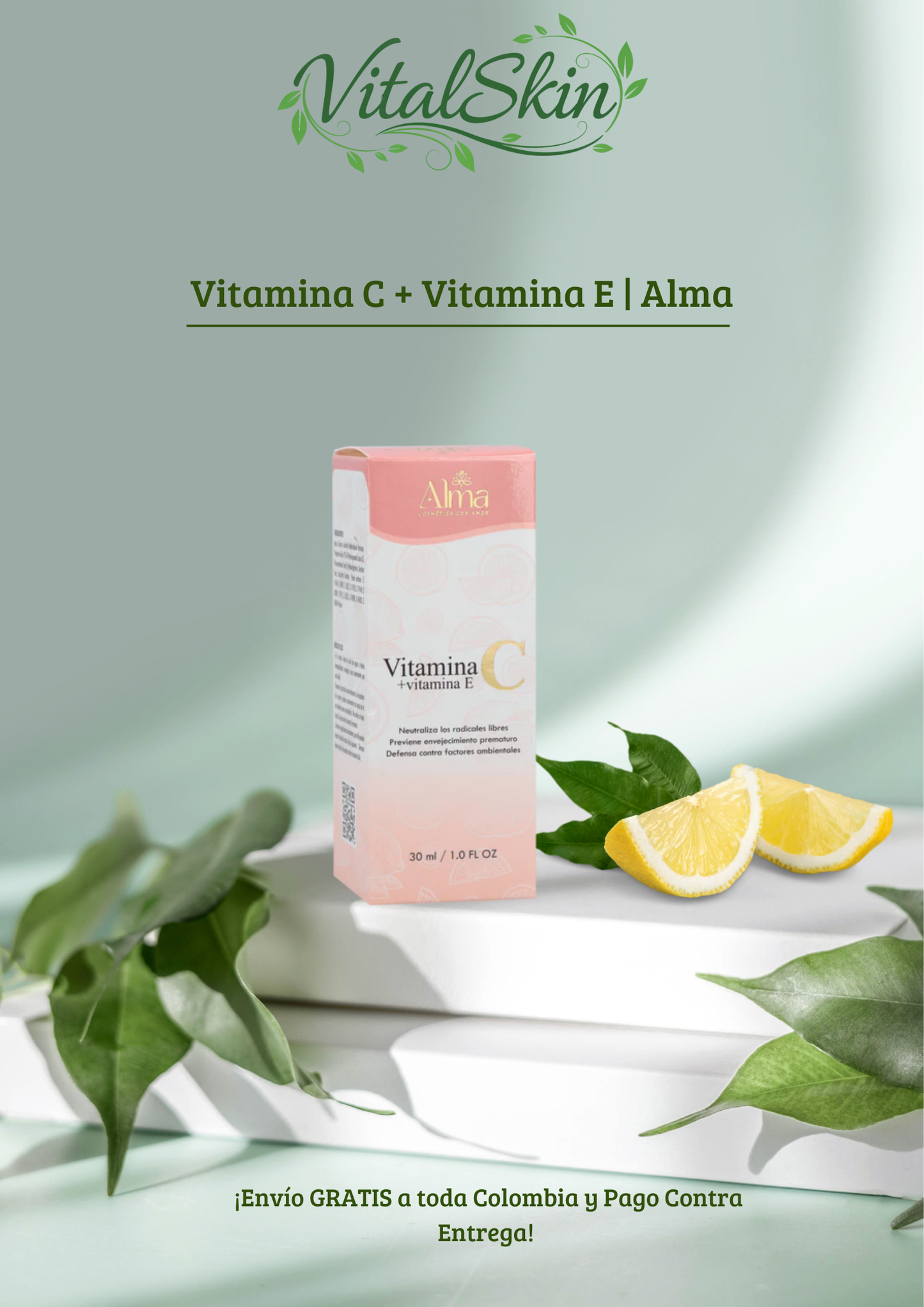 Sérum Vitamina C + Vitamina E | VitalSkin